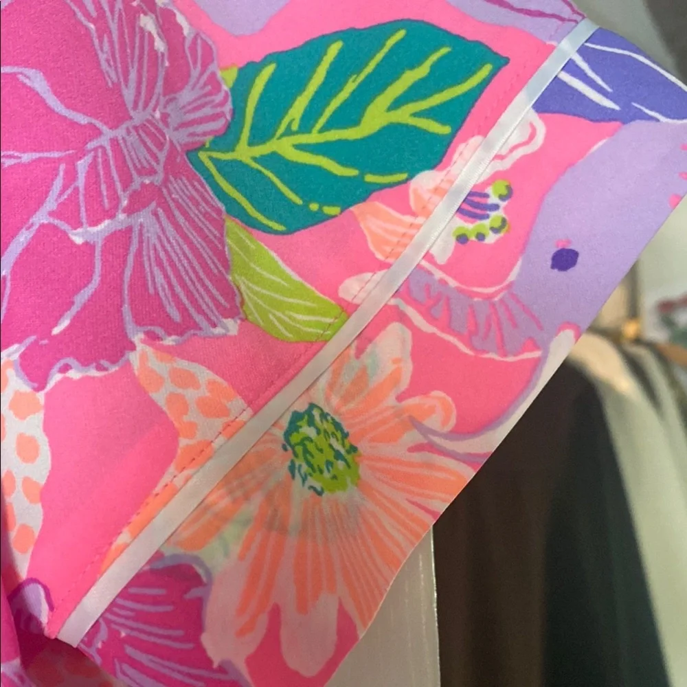 Lilly Pulitzer Pink and Purple Floral Top